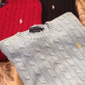 Ralph Lauren sport crewneck sweaters